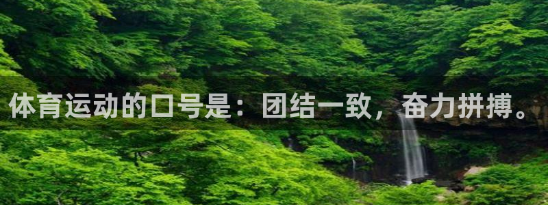 德国J9官方正版app集团：体育运动的口号是：团结一致，奋力